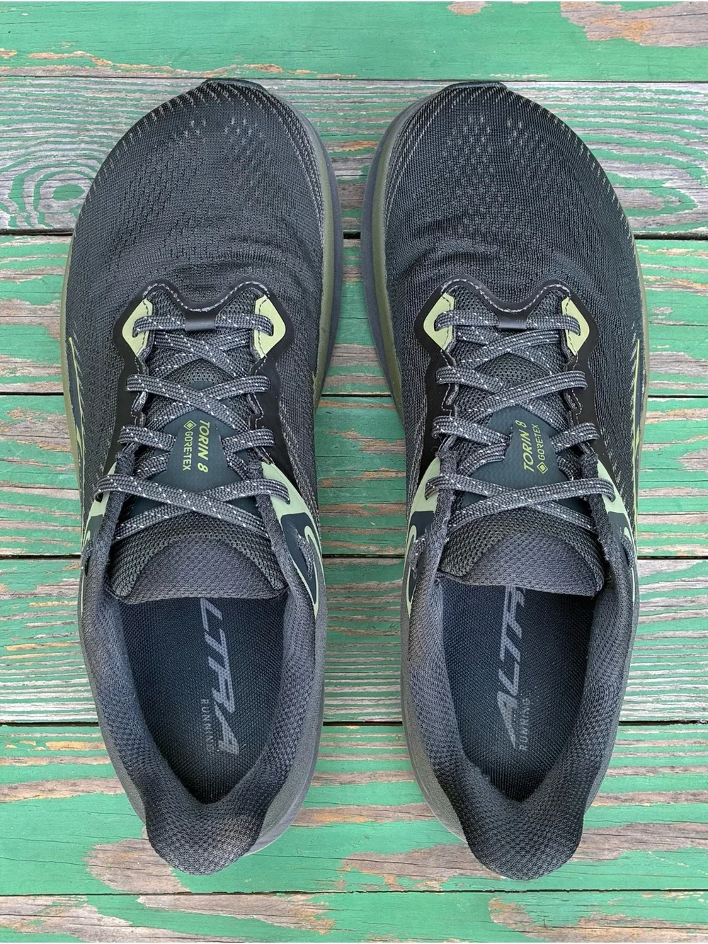 Altra Mens Torin 8 GTX Running Shoes Black/Grey Sz 10 Sneakers